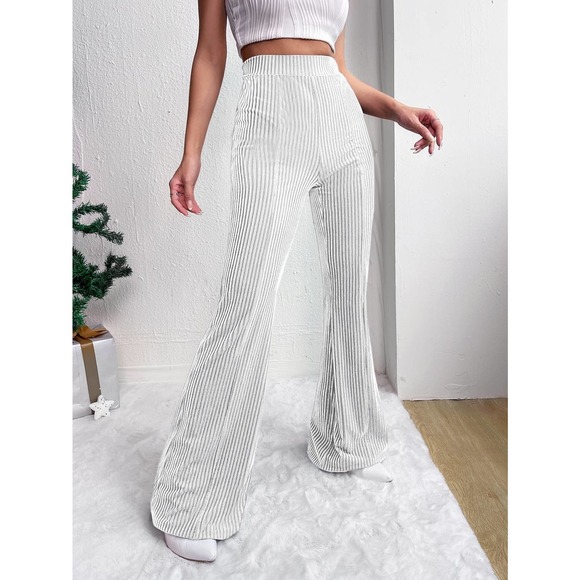 🌟 90's 00's High Waist Velvet Flare Leg Pants - Picture 11 of 11